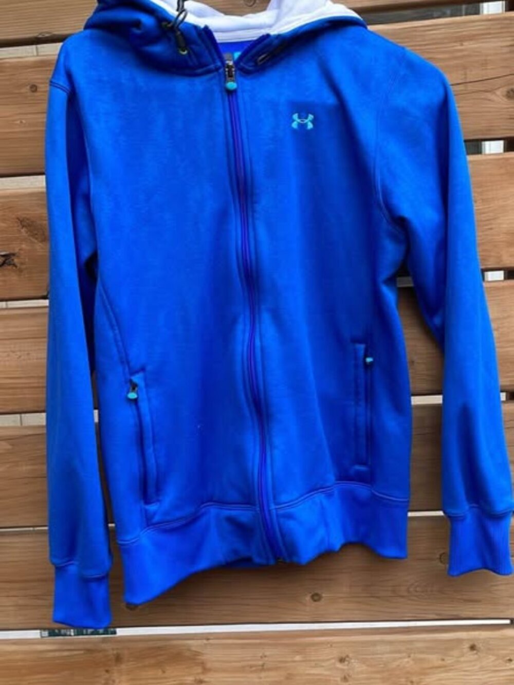 Under Armour Blue Full-Zip Hoodie – Women’s Size Small